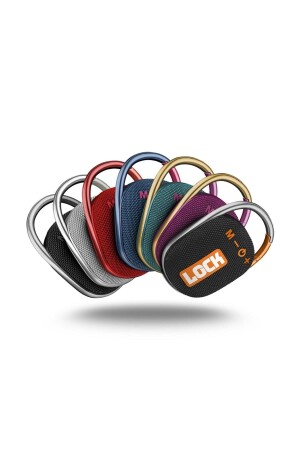 Lock Lila Tragbarer Bluetooth-Lautsprecher mit hoher Schallleistung und Sperrfunktion LOCK - 4