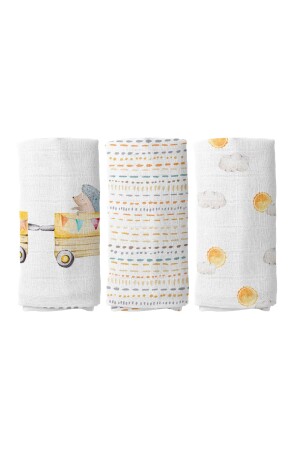 Loco Voyage Müslin Örtü Seti BABYMUSLIN129 - 2