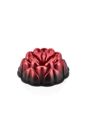 Löffel-Granitguss-Kuchenform, rot, 26 cm, MBP110081 - 4