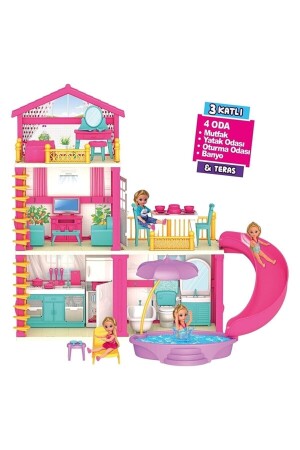 Lola'nın Tatil Evi - Ev Oyuncak - Lola'nın Tatil Ev Seti - Barbie Ev Seti - 5