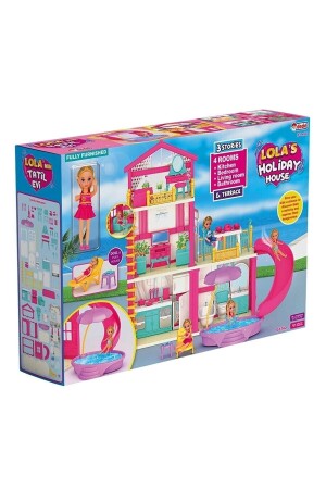 Lola'nın Tatil Evi - Ev Oyuncak - Lola'nın Tatil Ev Seti - Barbie Ev Seti - 6