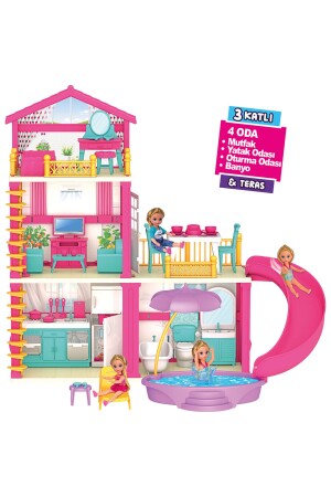 Lola'nın Tatil Evi - Ev Oyuncak - Lola'nın Tatil Ev Seti - Barbie Ev Seti - 2