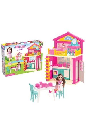 Lolas 2-stöckiges Haus – Hausspielzeug – Lolas 3-stöckiges Haus-Set – Barbie-Haus-Set - 1