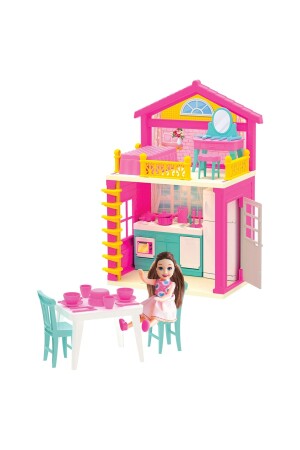 Lolas 2-stöckiges Haus – Hausspielzeug – Lolas 3-stöckiges Haus-Set – Barbie-Haus-Set - 6