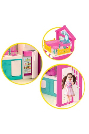 Lolas 3-stöckiges Haus – Hausspielzeug – Lolas 3-stöckiges Haus-Set – Barbie-Haus-Set - 4