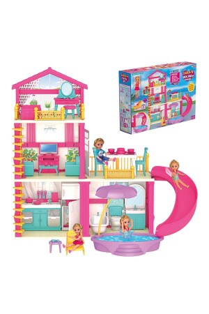 Lolas Ferienhaus – Hausspielzeug – Lolas Ferienhaus-Set – Barbie-Haus-Set DoğanToyoyun Dünyası-312 - 1
