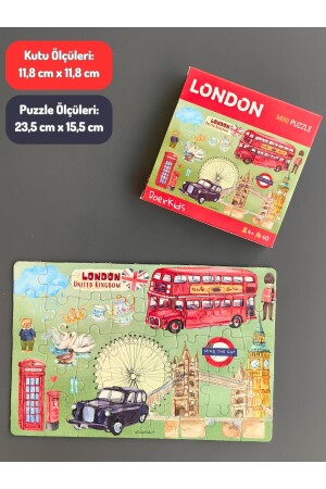 London Mini Puzzle 40 Parça 4 Yaş - 2