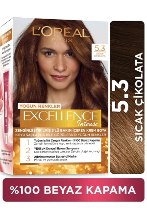 L'oréal Paris Excellence Intense Sıcak Çikolata Saç Boyası 5.3 78338 - 2