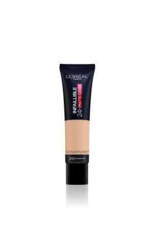 L'oréal Paris Infaillible 24h Matte Cover Yüksek Kapatıcı Fondöten - 200 Golden Sand - 2