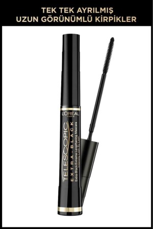 L'oréal Paris Telescopic Carbon Black Maskara - Siyah - 1