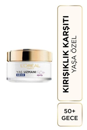 L'oréal Paris Yaş Uzmanı 50- Kırışıklık Karşıtı Yenileyici Gece Kremi 50ml 3600524042615 - 3