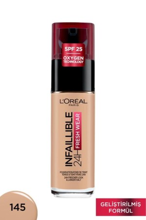 L'oréal L'oréal Paris Infaillible 32h Fresh Wear Vitamin C Foundation – 145 Rose Beige - L'oreal Paris