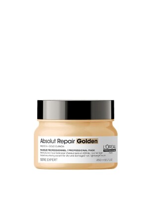 Loreal Paris Absolut Repair Reconstructing Protein Golden Hair Mask 250 ml bukabsolutrepairmaskeys1k44 - 1