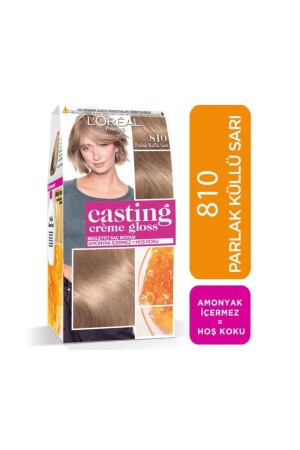 L'oréal Paris Casting Crème Gloss Haarfärbemittel – 810 Helles Aschblond - 3