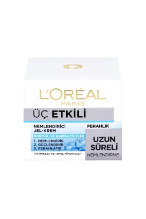 Loreal Üç Etkili Ferahlık Yoğun Nemlendirici Jel Krem 50 Ml 001335 - 4