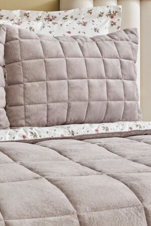 Lorrie Single Bedrucktes Tedy Comfort Set Grau - 4