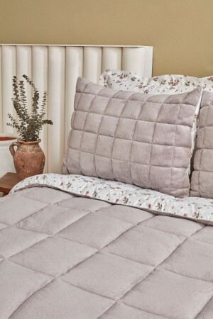 Lorrie Single Bedrucktes Tedy Comfort Set Grau - 7