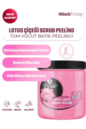 Lotus Çiçeği Özlü Canlandırıcı & Yumuşatıcı El Ayak Ve Vücut Bakım Peelingi 800gr - 1