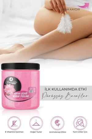 Lotus Çiçeği Özlü Canlandırıcı & Yumuşatıcı El Ayak Ve Vücut Bakım Peelingi 800gr - 4