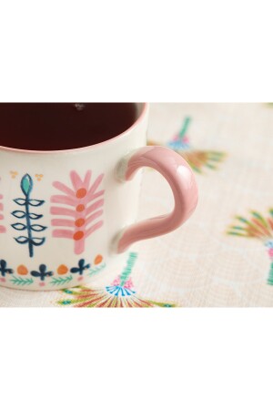 Love Adore New Bone China Kupa 440 Ml Pembe 10037914 - 4