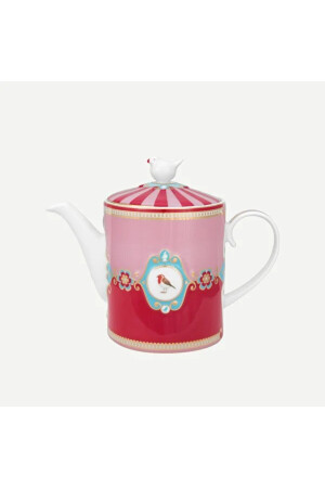 Love Birds Rot-Rosa Porzellan-Teekanne 1300 ml 51005004 - 2