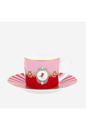 Love Birds Rot-Rosa Porzellan-Teetasse 200 ml 51004012 - 2