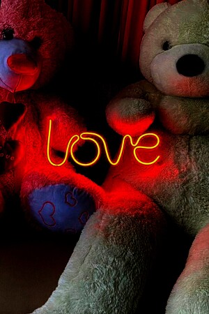 - Love - Led dekorative Wandbeleuchtung Neon Graffiti Magic Led Messages - Neongraph DEC010033 - 2