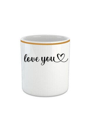 Love You Espresso, doppelte türkische Kaffeetasse – Tasse ohne Henkel FIN185 - 1