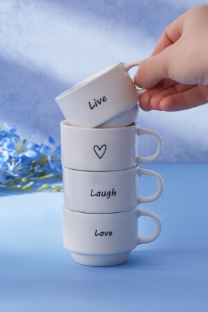 Lovely Laugh 4 Kişilik Espresso Kahve Seti 100 Ml - 4