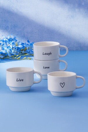 Lovely Laugh 4 Kişilik Espresso Kahve Seti 100 Ml - 5