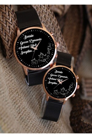 Lover's Watch Time Has No Meaning Herren Damen Paar Armbanduhren Valentinstag Geschenk TYS093 - 1