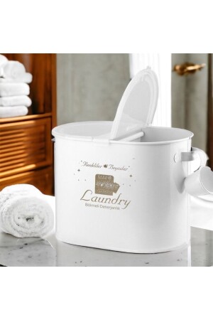 مُنحّص المُطهر المعدني مع الغطاء والجزء - الأبيض Lr030 03MYG028- - Laundry