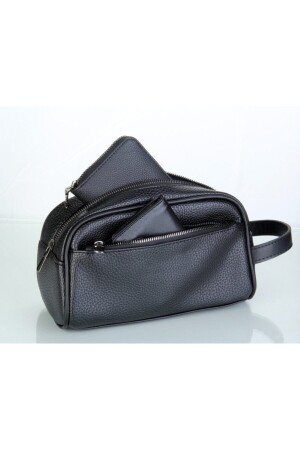 Luccacci Herrenhandtasche aus Leder, 22 x 12 x 10 cm - 6