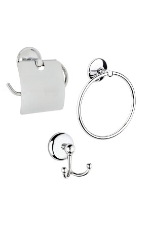 مجموعة ملحقات الحمام ثلاثية التلصق معصم الحمام معصم دورة المياه - Lucena