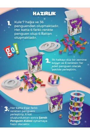 Lucky Penguin Tower, pädagogisches Intelligenz- und Aktivitätsspiel, lustige Box, Lernspielzeug – ab 1 Jahr. 17161522728282628 - 5