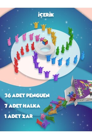 Lucky Penguin Tower, pädagogisches Intelligenz- und Aktivitätsspiel, lustige Box, Lernspielzeug – ab 1 Jahr. 17161522728282628 - 8