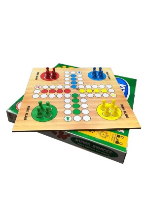 Ludo-Box-Spiel aus Holz - 2