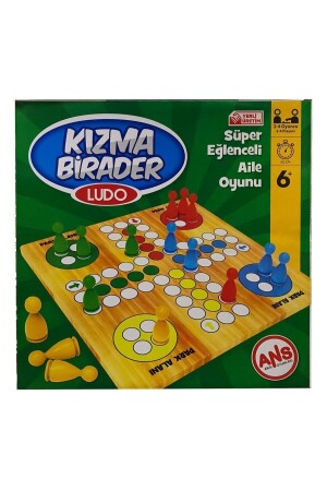 Ludo-Box-Spiel aus Holz - 4