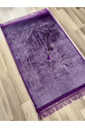 منز فاخرة سميكة ناعمة بلوش غير زلق قاعدة هدية صلاة المزج خريطة صلاة 80 × 120 - AYHANHOME