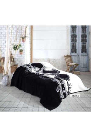 Luxuriöse Plüschdecke, 750 g/m², Acryl-Uşak-Decke, 180 x 230 cm, Originalverpackung, geschlossen, SESPE180 - Sesli