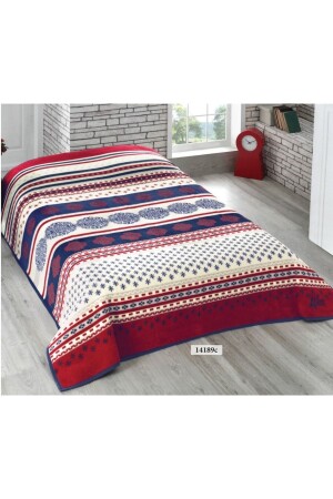 Luxus-Plüschdecke, 750 g/m2, Acryl-Uşak-Decke, 180 x 230 cm, Doppelbett, SESPE180 - Sesli