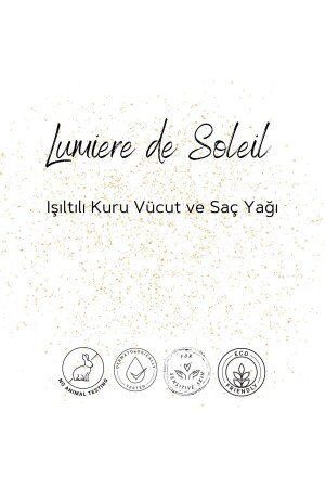 LUMİERE DE SOLEİL IŞILTILI SİMLİ NEMLENDİRİCİ YAĞ 100ML - 5