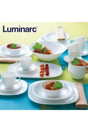 Luminarc Carine White 27-teiliges Mitgift-Set für 6 Personen. LUMINARC CARINE-SERIE. - 2