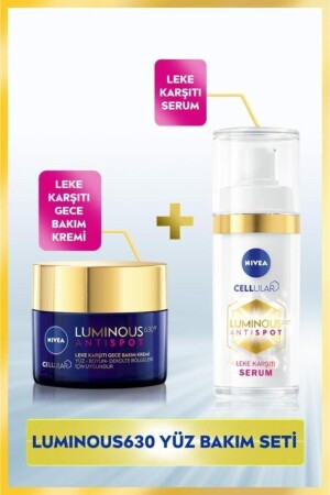Luminous630 Leke Karşıtı Serum 30ml Ve Luminous630 Leke Karşıtı Gece Yüz Kremi 50ml - Nivea