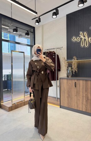 Lunaria Cupra Takım - Kahve - Nuuwears