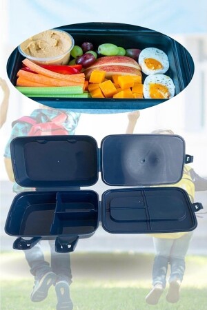 Lunchbox mit 4 Fächern – Frischhaltedose – Lunchtasche MSTR666752 - 4