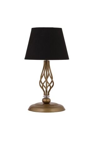 Lupine Antike Tischlampe mit schwarzem Hut, modernes Design, Wohnzimmer-Schlafzimmer, Retro-Lampenschirm 3596-1M-FR-BL - 3