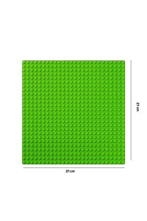 Lustige Blöcke, kompatibel mit flexiblem Boden, Grün, 21 x 21 cm, PZ-04 - 1