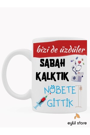 Lustige Tasse mit Aufschrift „Humorvolles Besonderes Design“, bedruckt, lustige Kaffeetasse für Mitarbeiter im Gesundheitswesen, healthk00001 - 1