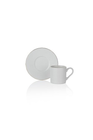 Lustiges Kaffeetassen-Set für 6 Personen, 12-teilig, Gold, 1S2038-08002-GLD01 - 4